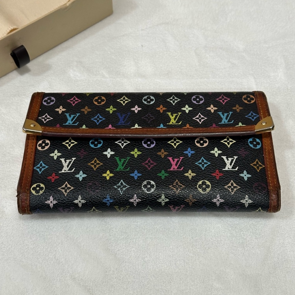 Louis Vuitton Black Murakami International Wallet Full Inclusion - Picture 2 of 14